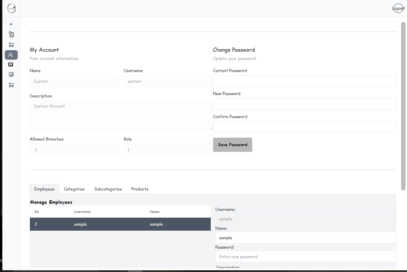 User account management User account management