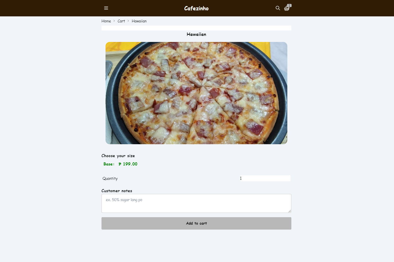 Product Details Page (SAMPLE ONLY - Add new product to cart mode) Product Details Page (SAMPLE ONLY - Add new product to cart mode)