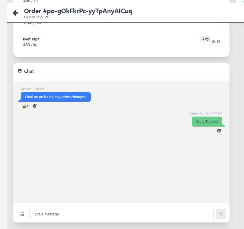 Order Chat