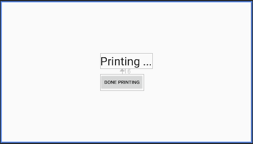 Printing screen
